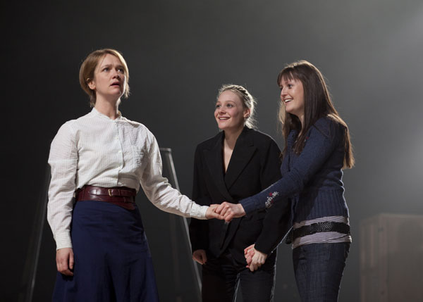 Poppy Miller, Romola Garai and Clare Dunne