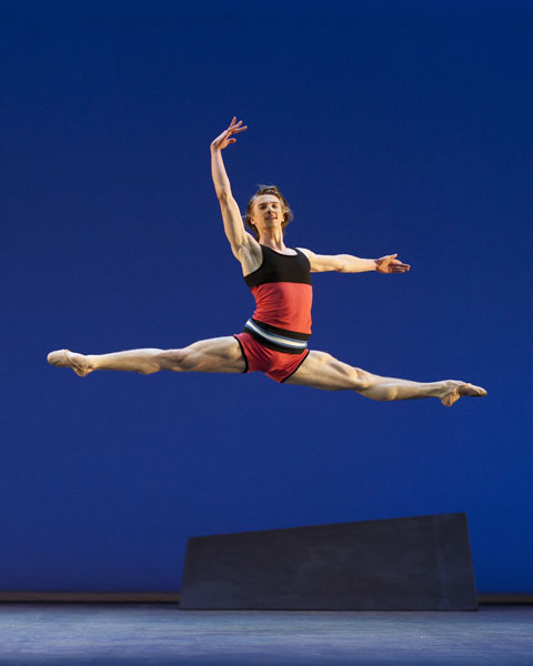 Ballet dancer Vadim Muntagirov in Le Train Bleu, part of Beyond Ballet Russes