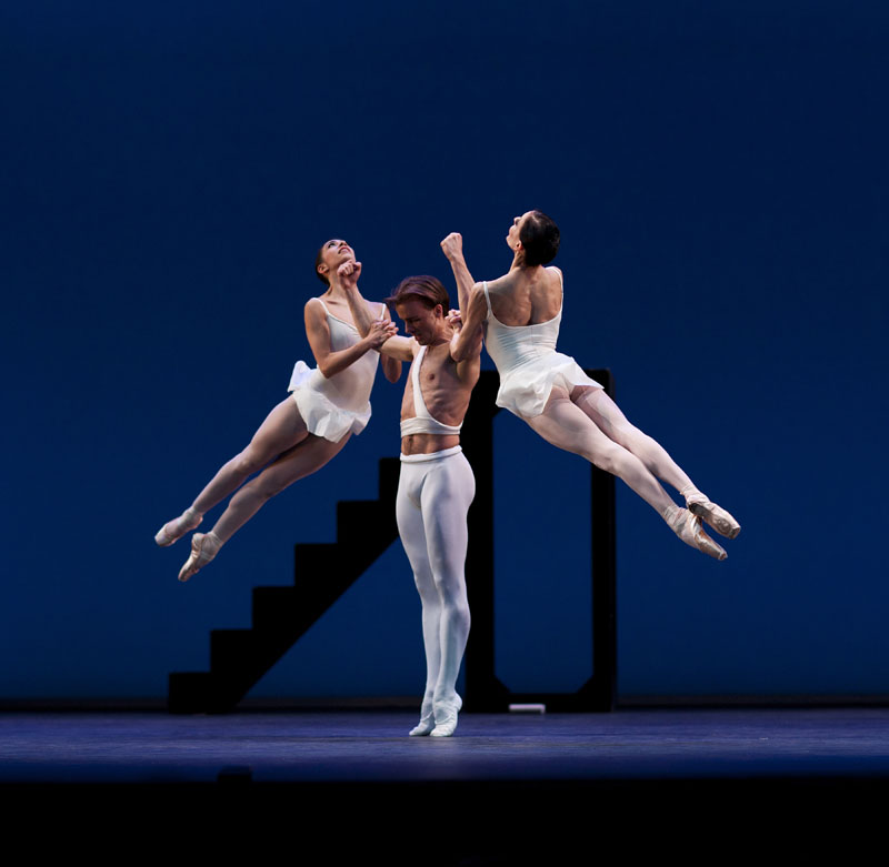 English National Ballet: Zdenek Konvalina, Anais Chalendard and Begona Cao. Copyright Helen Maybanks 2012