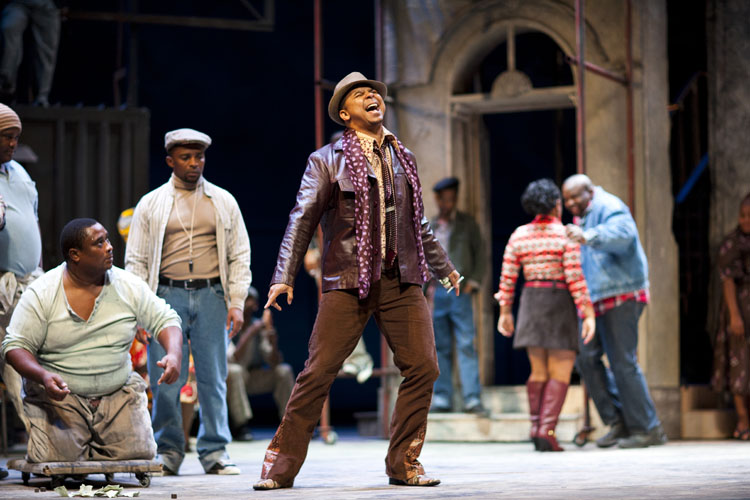 Victor Ryan Robertson and the rest of the cast of Porgy and Bess
