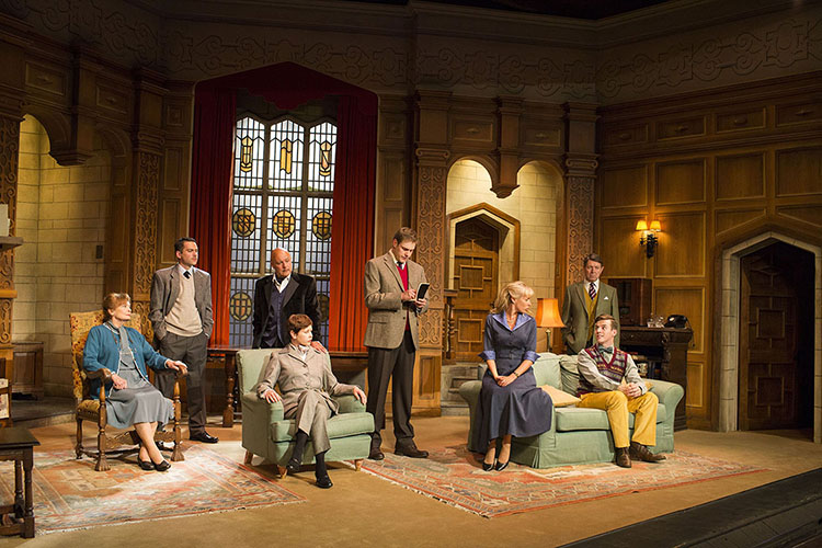The cast from the 60th Diamond Anniversary Tour of The Mousetrap.