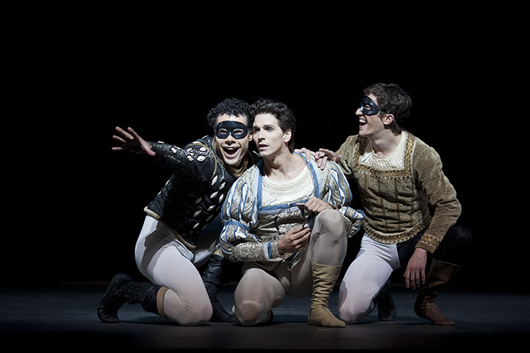 Guillaume Côté, Piotr Stanczyk and Robert Stephen in Romeo and Juliet