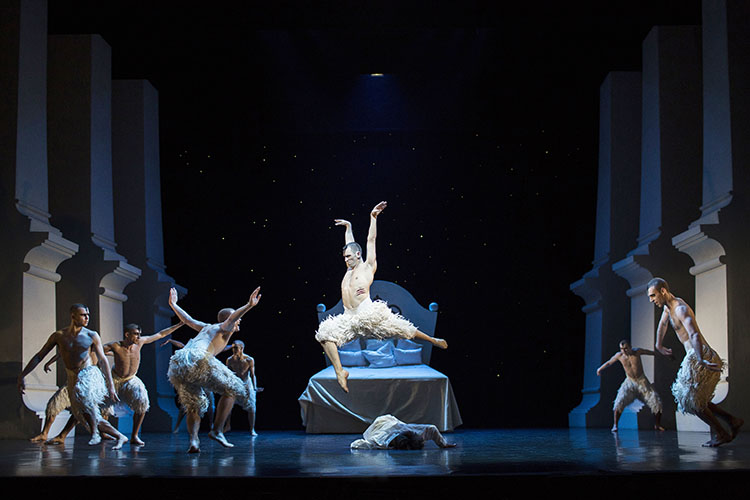 Swan Lake - Christopher Trenfield leaps through the air