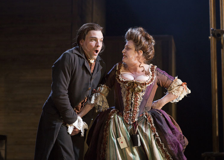 Nick Barber as Dingle and Caroline Quentin as Fanny Hill