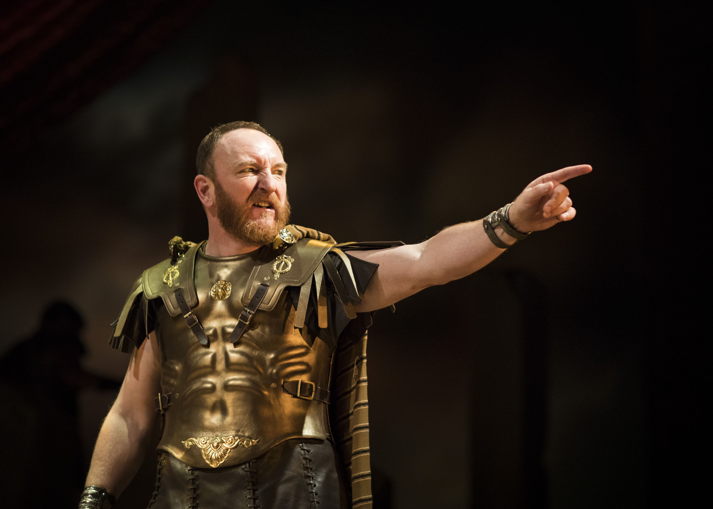 Antony Byrne as Mark Antony, photo by Helen Maybanks