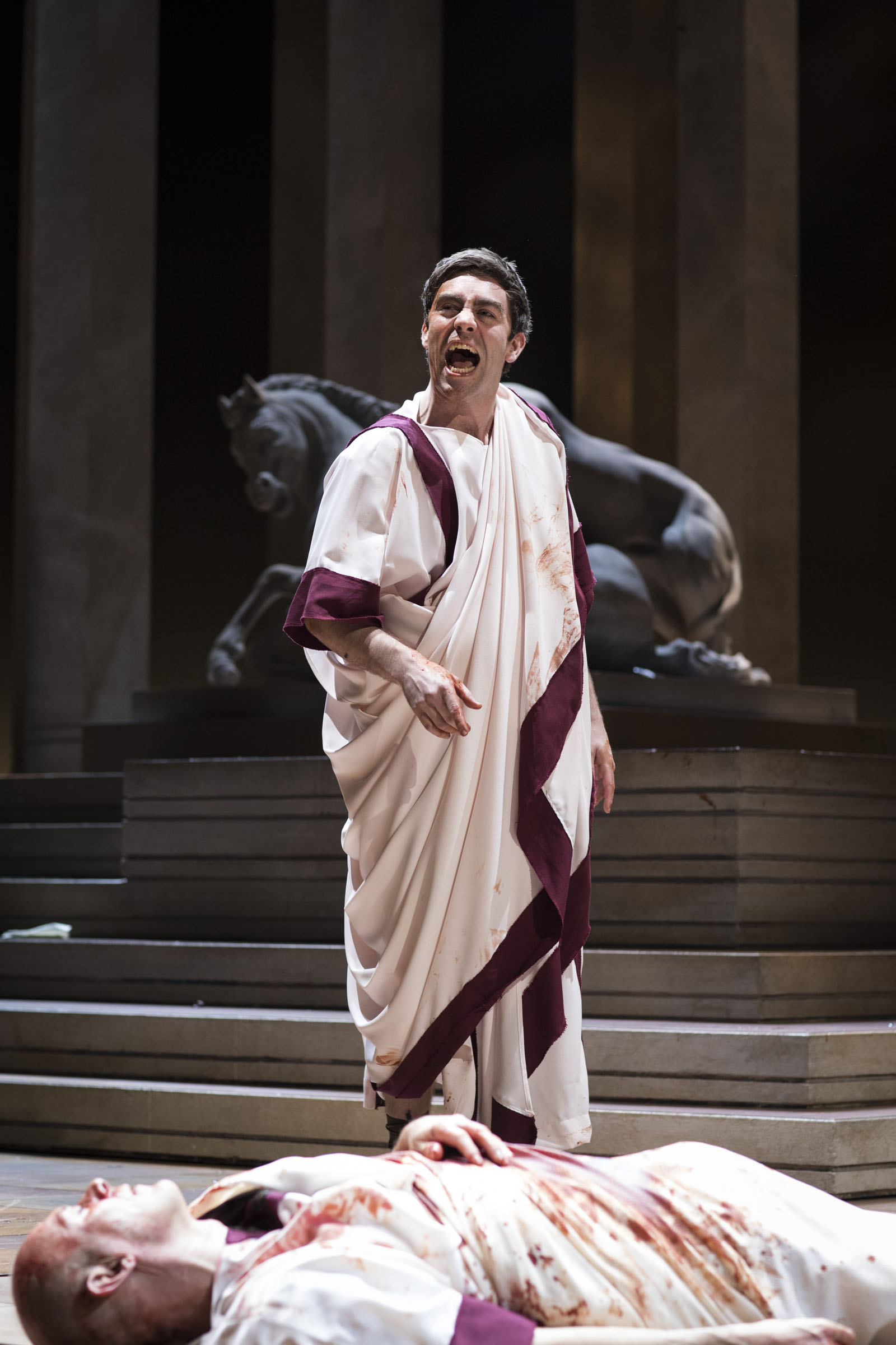James Corrigan as Mark Antony in Julius Caesar