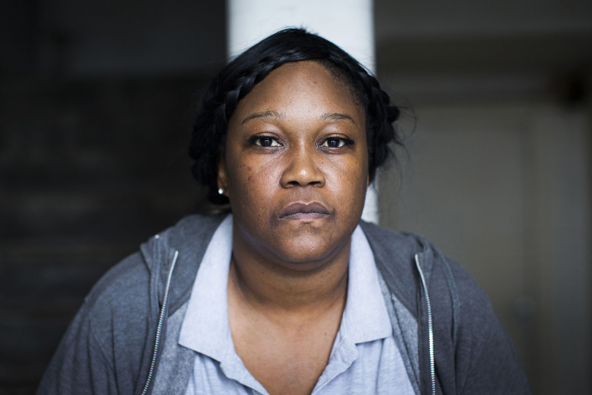 A portrait of Jennifer Joseph playing her prison character in the Donmar Trilogy