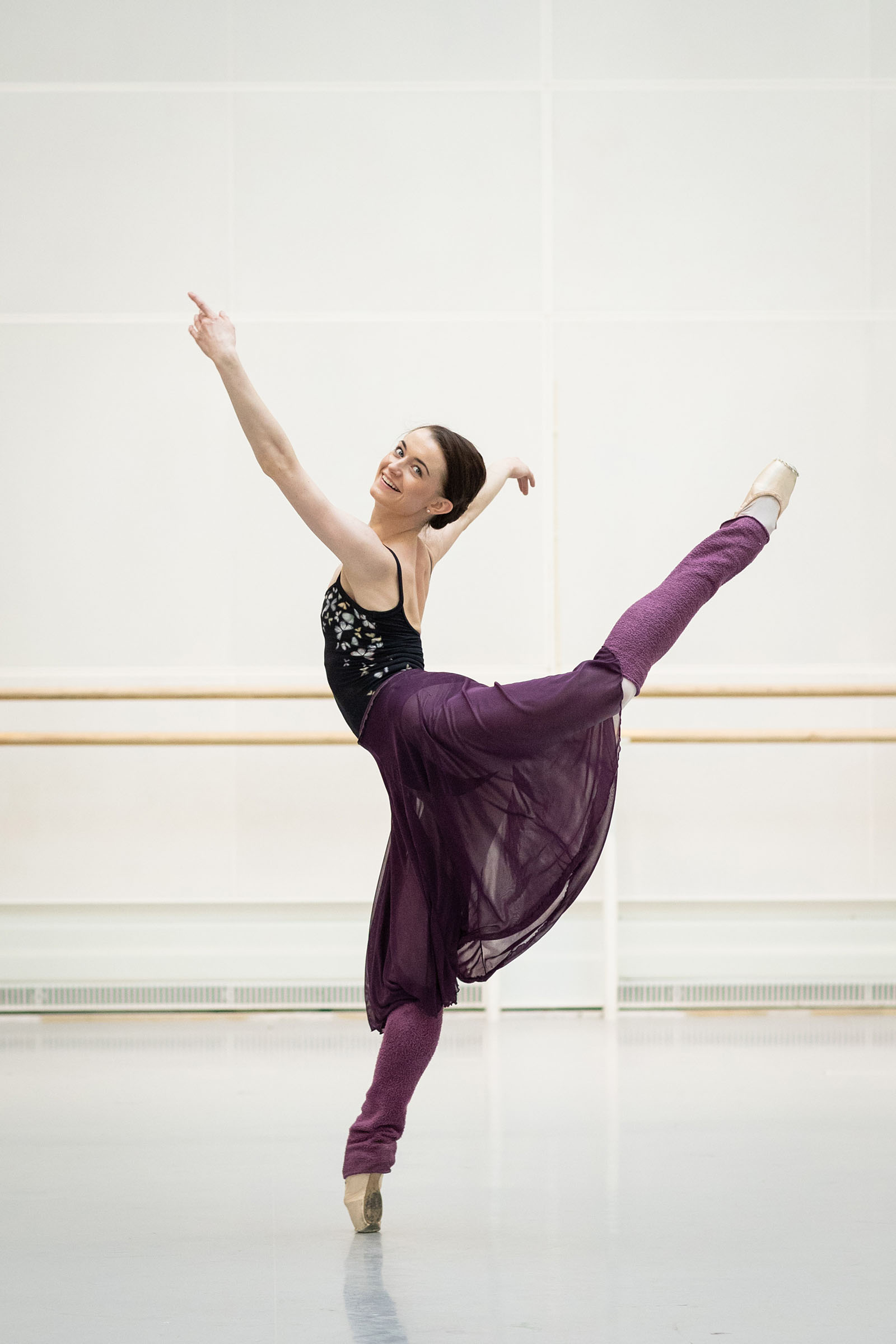Anna Rose O'Sullivan in rehearsal for Romeo and Juliet
