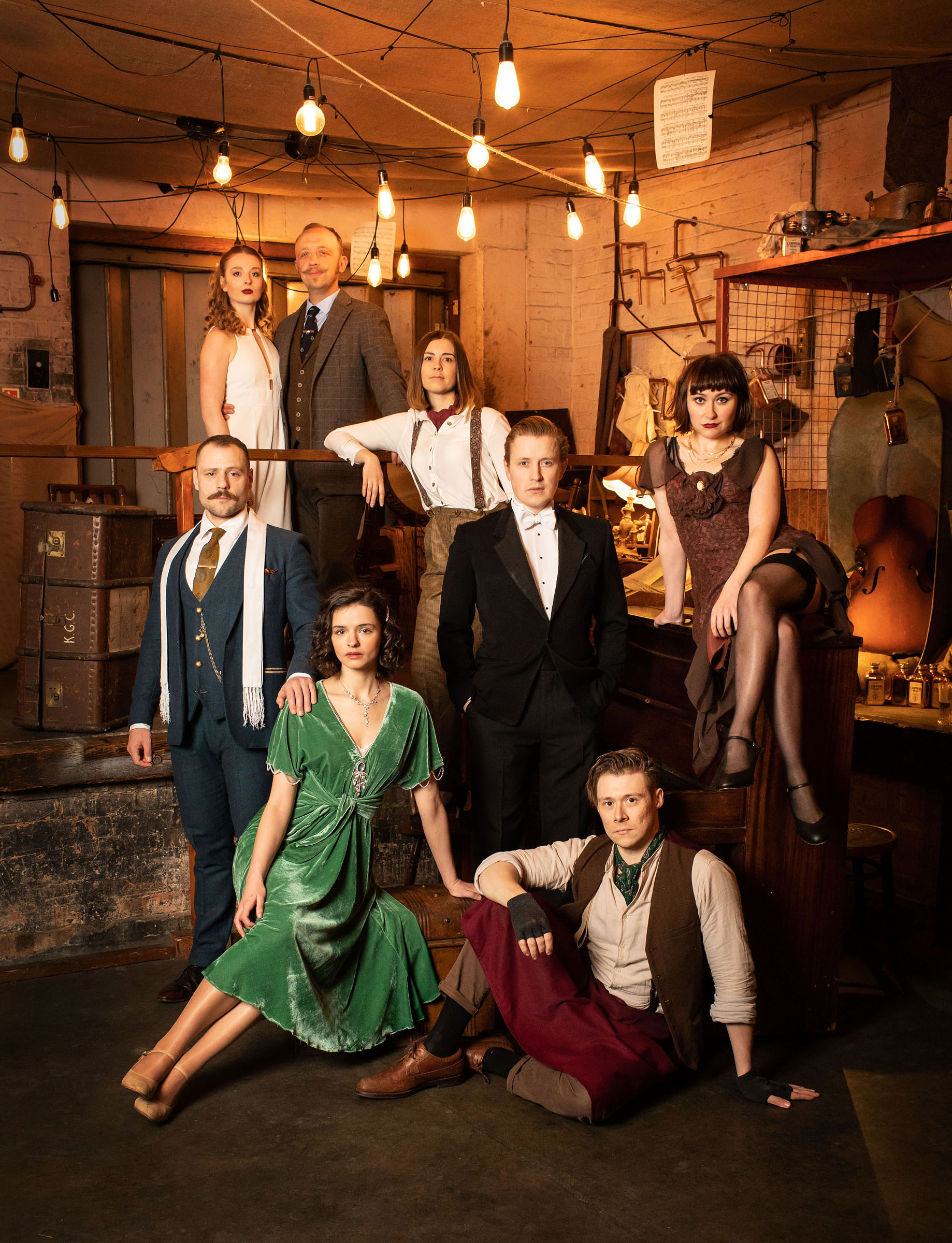 The cast of The Great Gatsby in London
