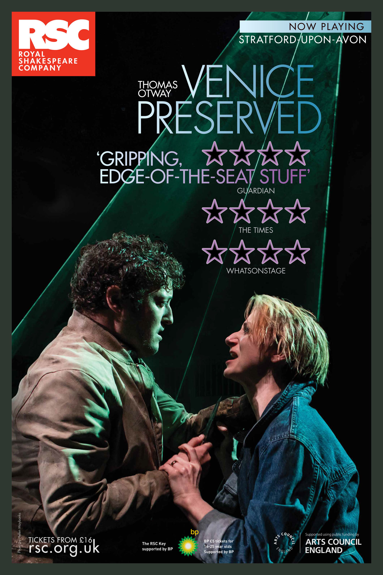 The poster for Venice Preserved at the RSC