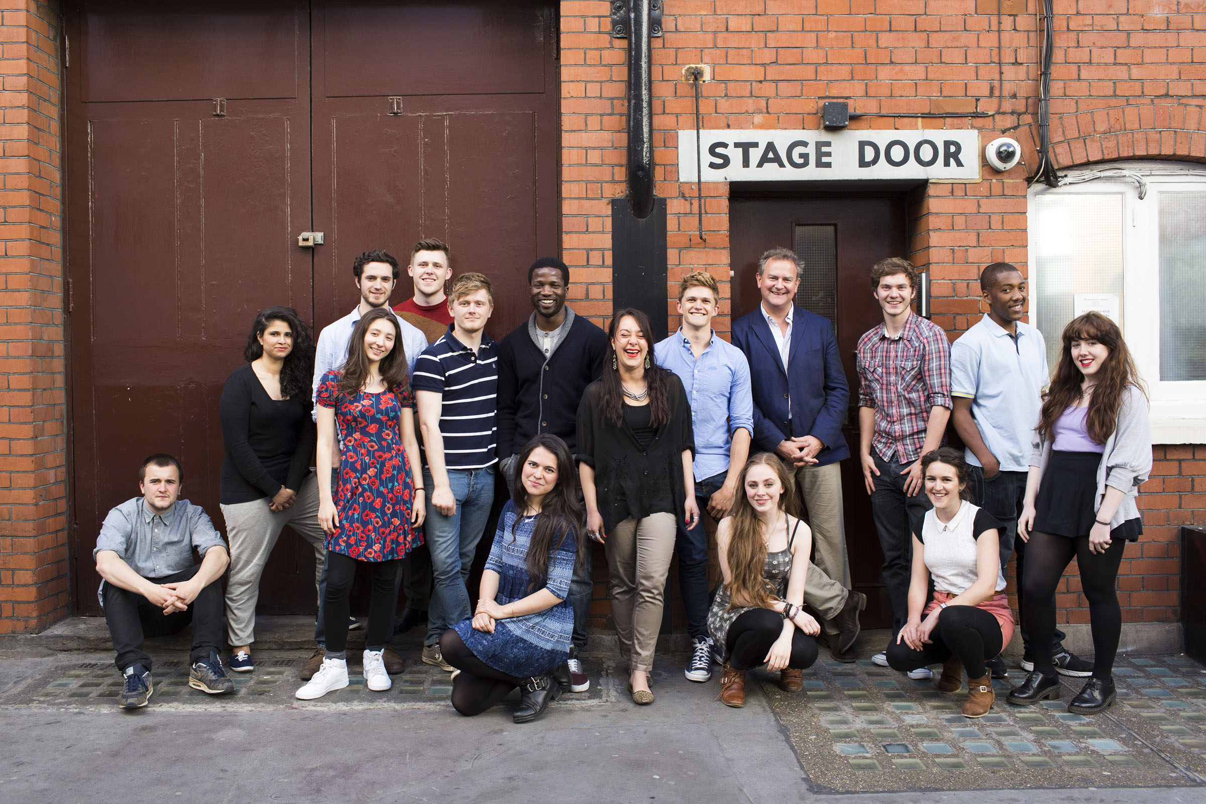 Hugh Bonneville and the National Youth Theatre