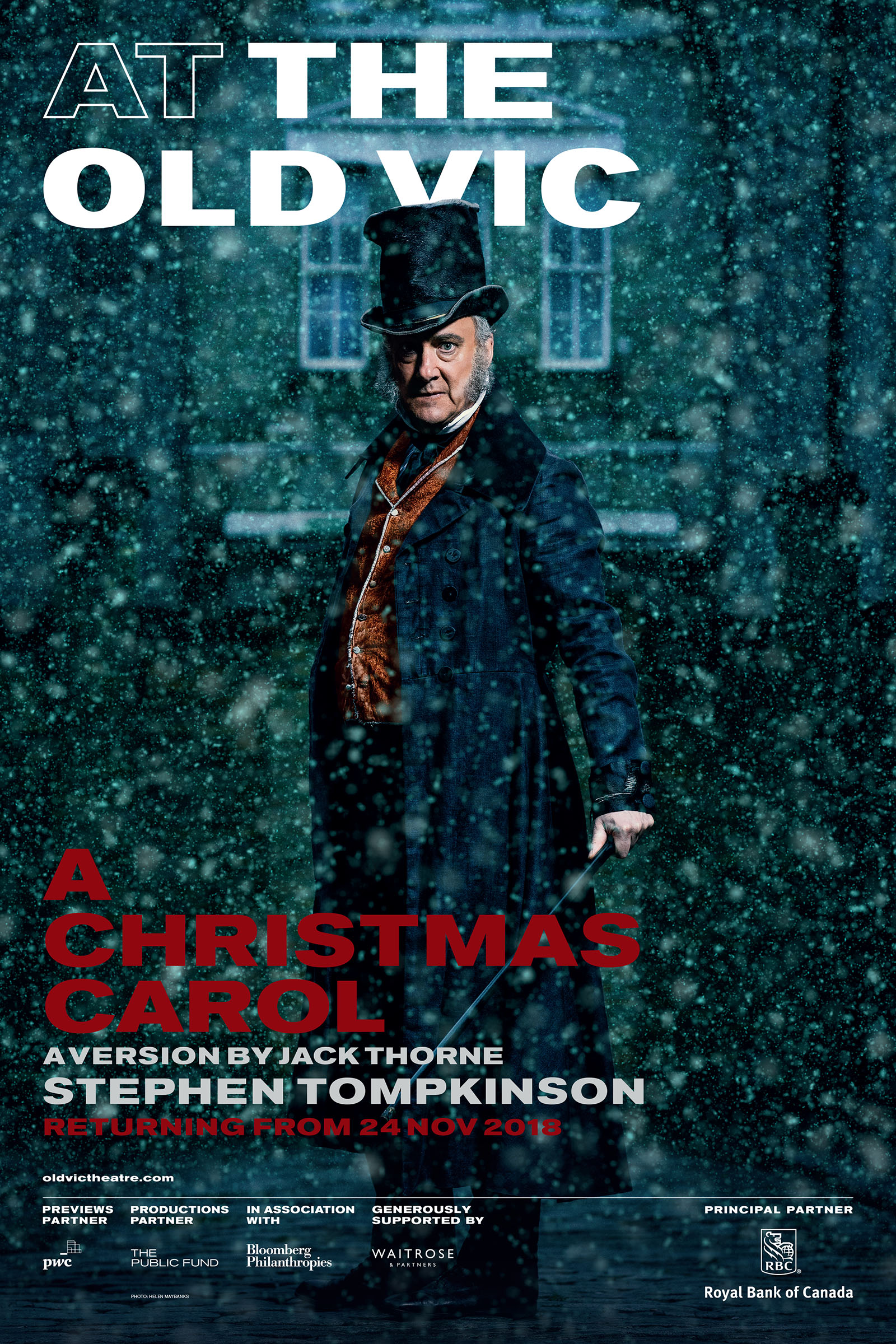 'A Christmas Carol' Poster featuring Stephen Tompkinson