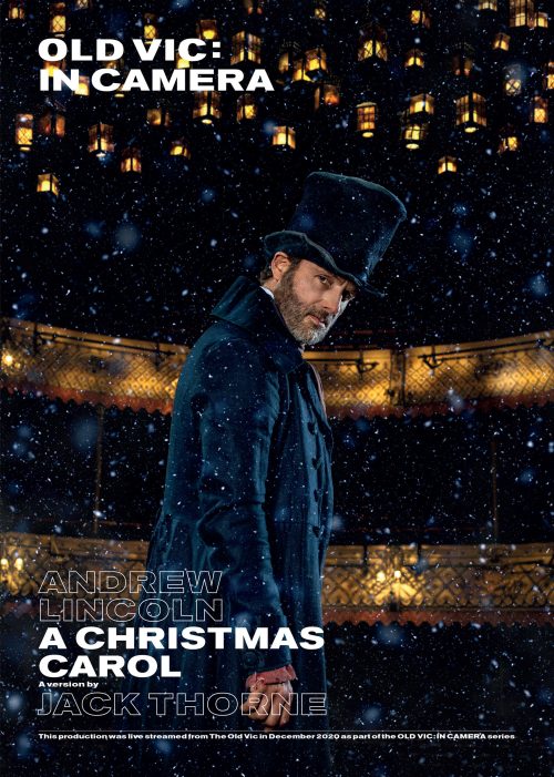 Poster for 'A Christmas Carol' at the Old Vic featuring Andrew Lincoln