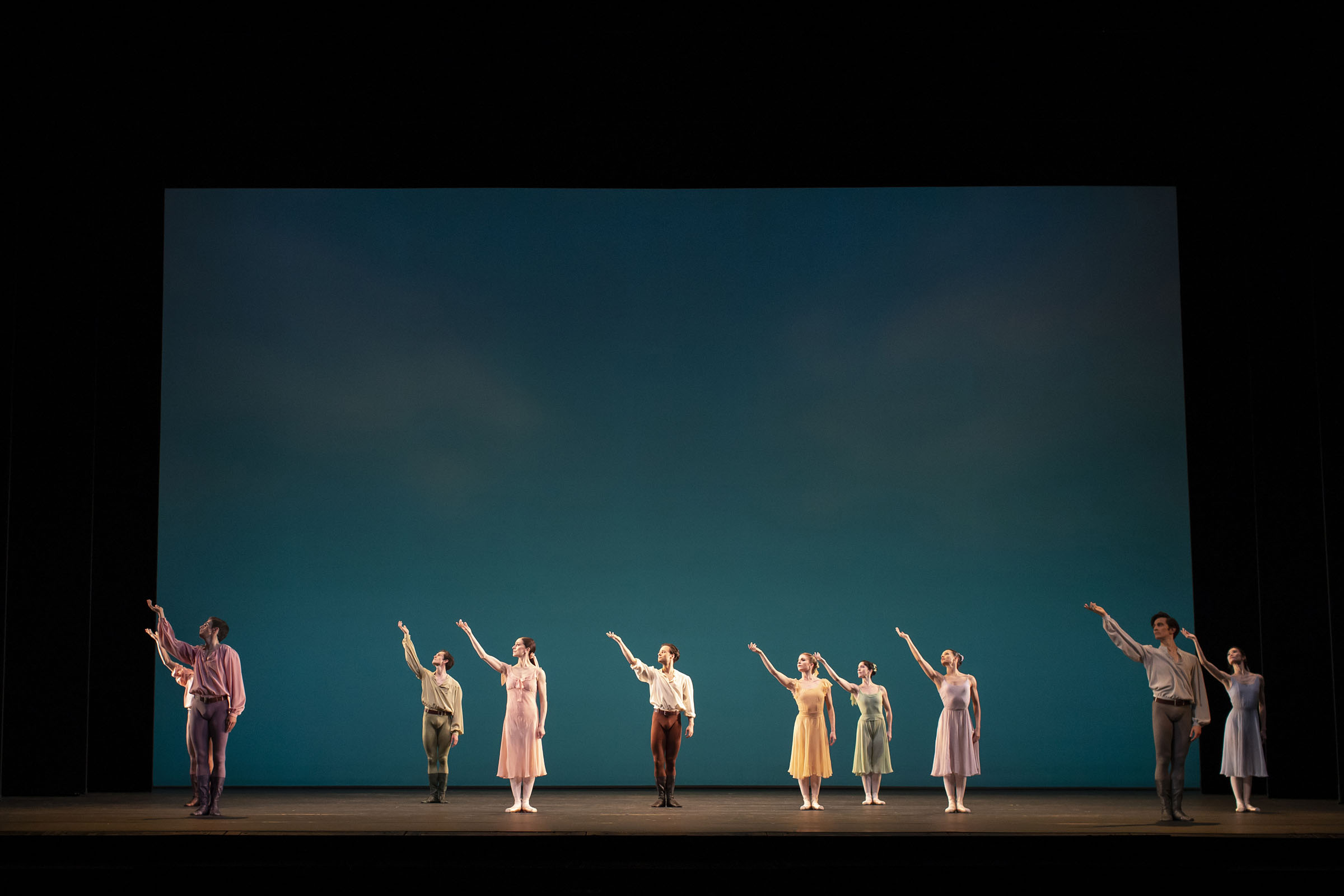 Artists of the Royal Ballet in Dances at a Gathering by Jerome Robbins
