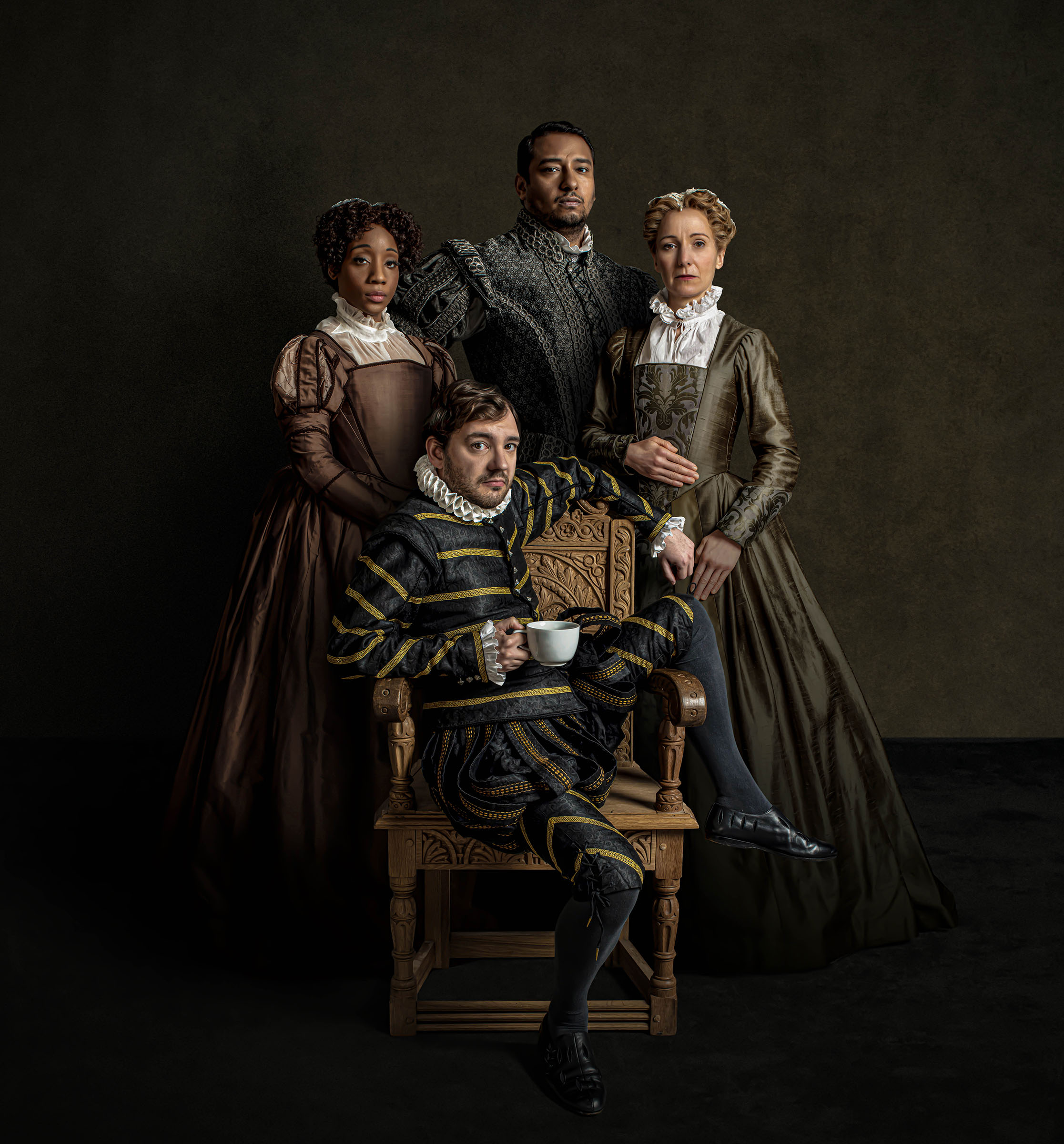 A promotional picture for Hamlet at The Globe