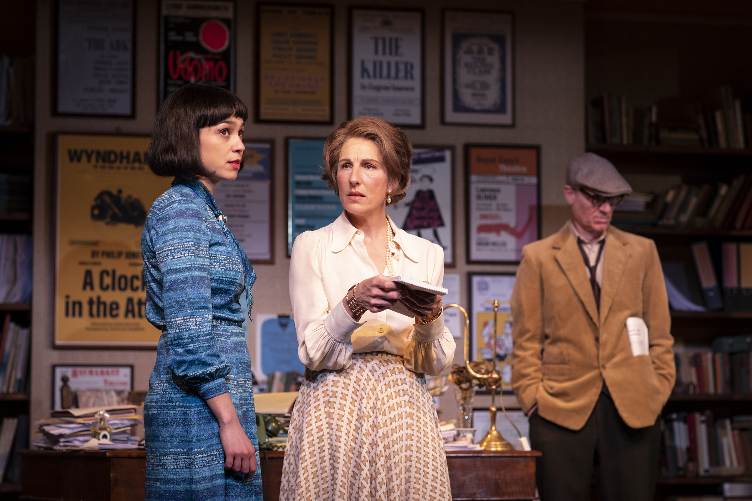 Production photography of Peggy for You at Hampstead Theatre